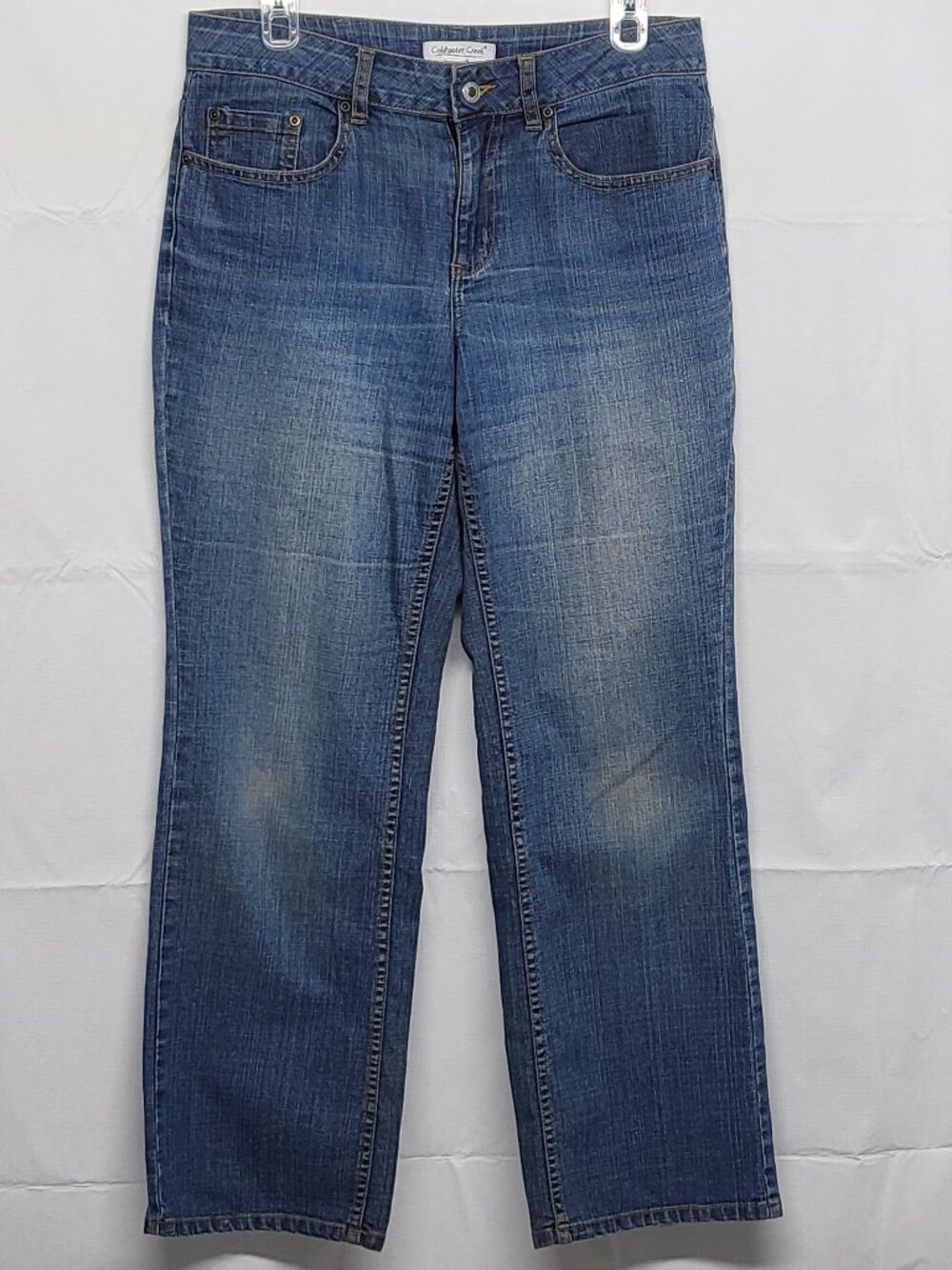 Coldwater Creek Womens Jeans Size P8 Bootcut Denim Pants Blue